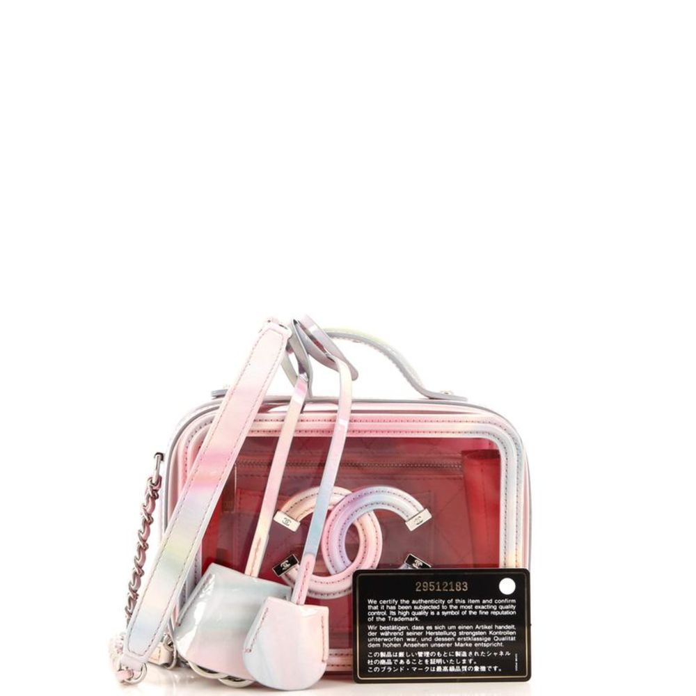 Chanel Filigree Vanity Case PVC with Lambskin Small - Picture 2 of 9
